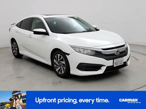 White 2016 Honda Civic EX