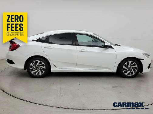 White 2016 Honda Civic EX