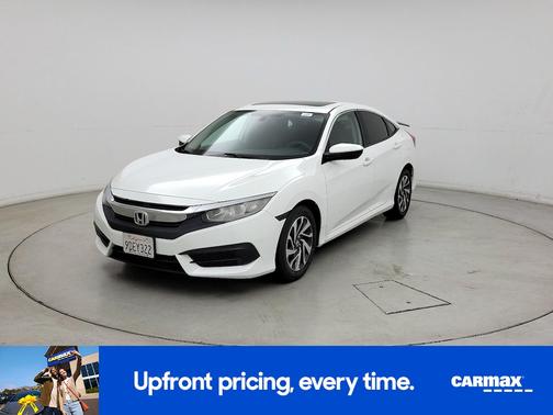 White 2016 Honda Civic EX
