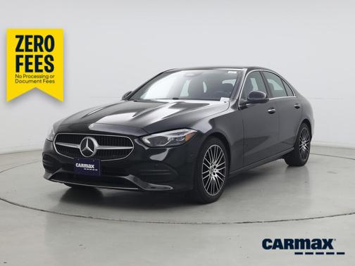Black 2025 Mercedes-Benz C-Class