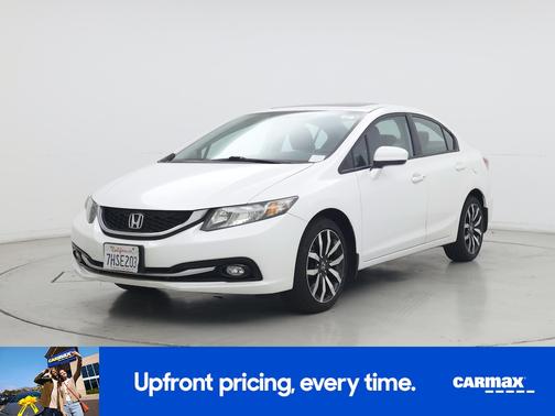 White 2014 Honda Civic EX-L