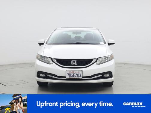 White 2014 Honda Civic EX-L