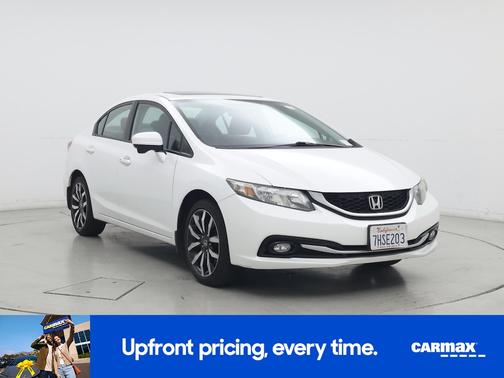 White 2014 Honda Civic EX-L