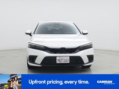 White 2022 Honda Civic EX-L