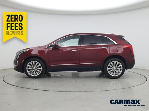 Red 2017 Cadillac XT5 Platinum
