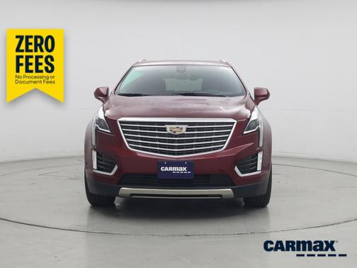 Red 2017 Cadillac XT5 Platinum