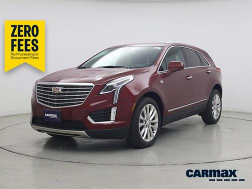 Red 2017 Cadillac XT5 Platinum