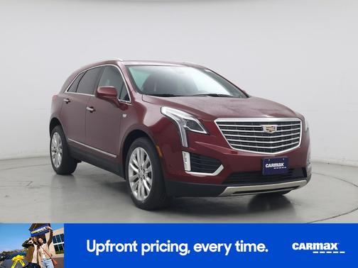 Red 2017 Cadillac XT5 Platinum