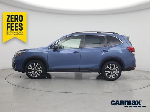 Blue 2020 Subaru Forester Limited