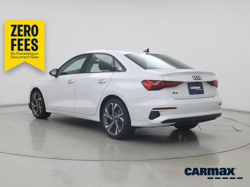 White 2023 Audi A3 Premium