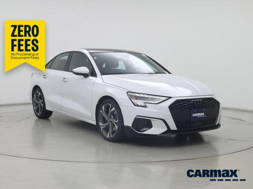 White 2023 Audi A3 Premium