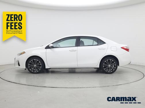 White 2014 Toyota Corolla S Premium