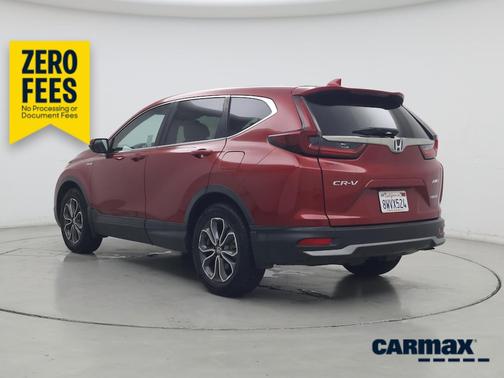 Red 2021 Honda CR-V Hybrid EX-L