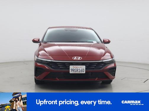 Red 2025 Hyundai ELANTRA HEV Blue
