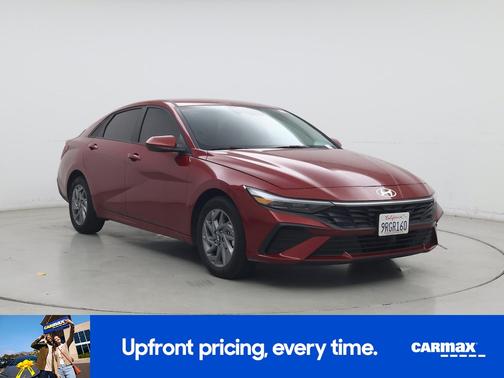 Red 2025 Hyundai ELANTRA HEV Blue