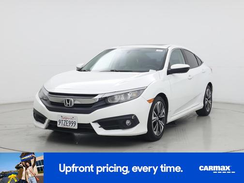 White 2016 Honda Civic EX-L