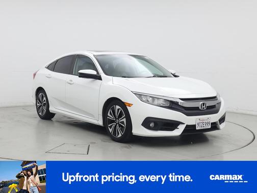 White 2016 Honda Civic EX-L