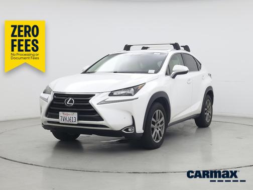 White 2016 Lexus NX 200t