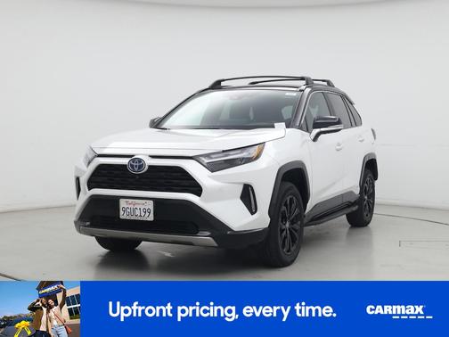 White 2023 Toyota RAV4 Hybrid XSE