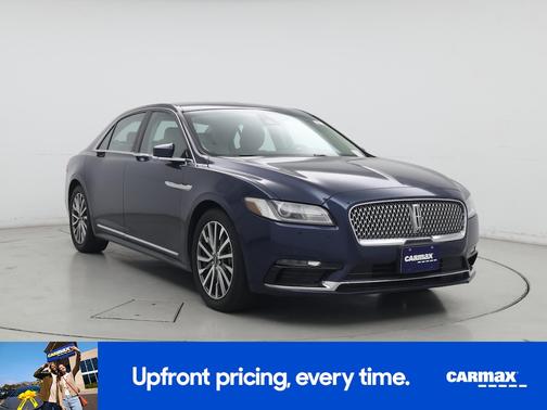 Blue 2017 Lincoln Continental Select