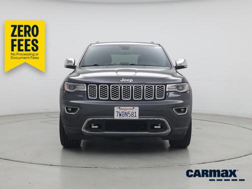 Black 2017 Jeep Grand Cherokee Overland