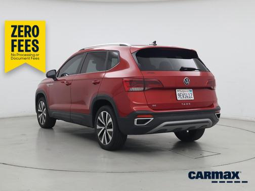 Red 2023 Volkswagen Taos SE