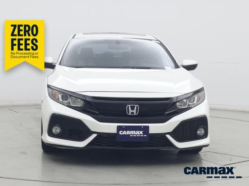 White 2018 Honda Civic EX-L