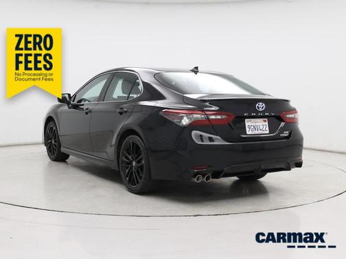 Black 2023 Toyota Camry Hybrid XSE