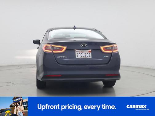 Blue 2015 Kia Optima Hybrid LX