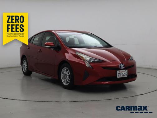 Red 2016 Toyota Prius Two