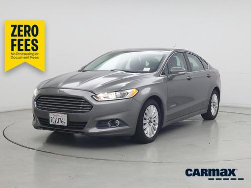 Gray 2014 Ford Fusion Hybrid SE