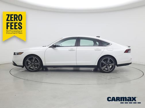 White 2024 Honda Accord Hybrid Sport