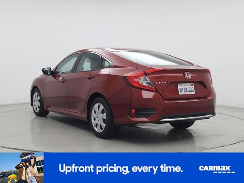 Red 2019 Honda Civic LX