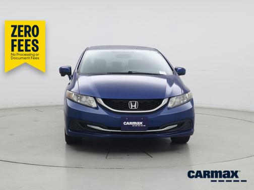 Blue 2014 Honda Civic EX