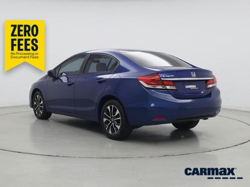 Blue 2014 Honda Civic EX