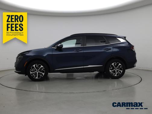 Blue 2024 Kia Sportage Hybrid EX