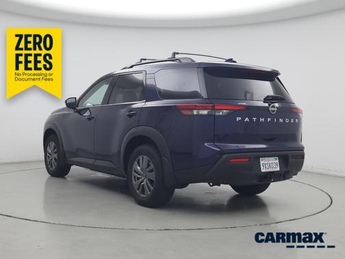 Blue 2025 Nissan Pathfinder SV