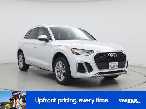 White 2022 Audi Q5 S-Line Premium