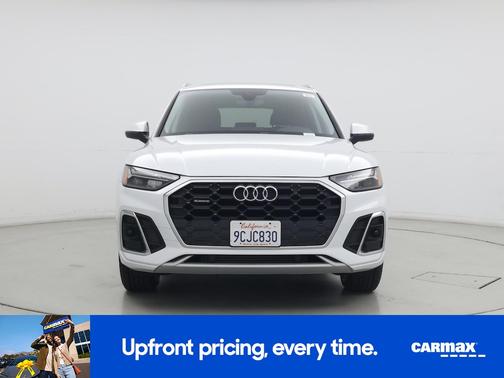 White 2022 Audi Q5 S-Line Premium