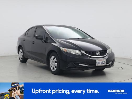 Black 2015 Honda Civic LX
