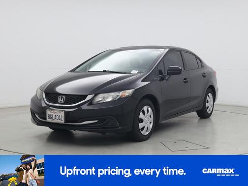 Black 2015 Honda Civic LX