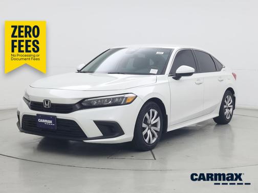 White 2024 Honda Civic LX