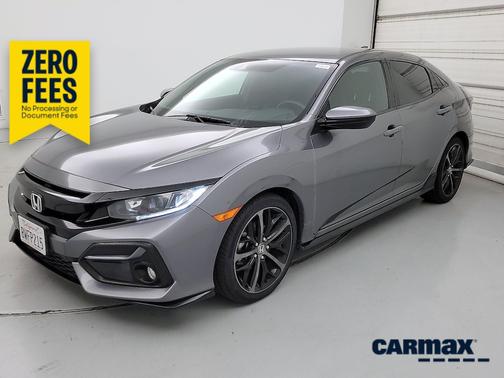Gray 2021 Honda Civic Sport