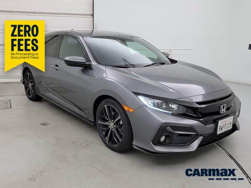 Gray 2021 Honda Civic Sport