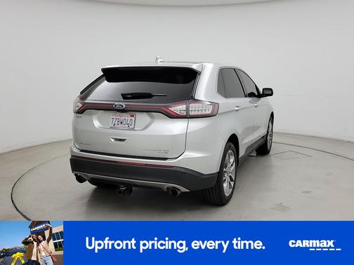 Silver 2017 Ford Edge Titanium