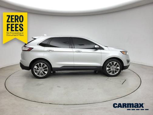 Silver 2017 Ford Edge Titanium