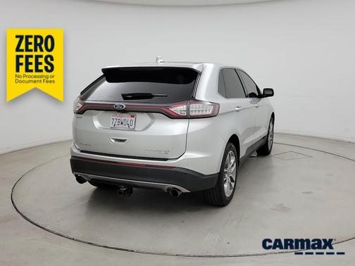 Silver 2017 Ford Edge Titanium