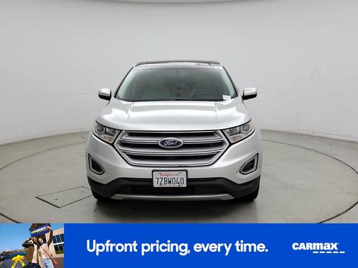 Silver 2017 Ford Edge Titanium