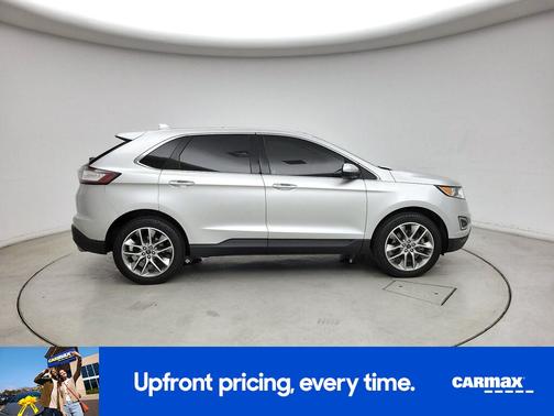 Silver 2017 Ford Edge Titanium