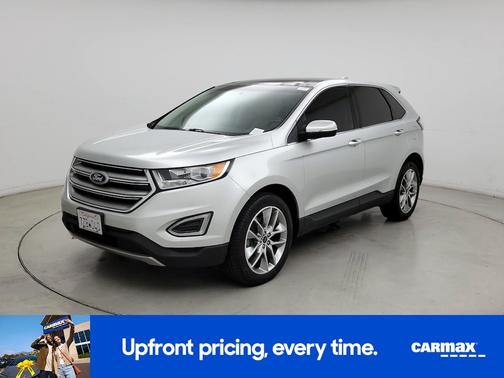 Silver 2017 Ford Edge Titanium
